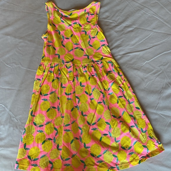 Summer dress size 5T and 4-6y bundle. Pink dress is 5T Old Navy lemon is H&M 4-6 - Picture 9 of 9